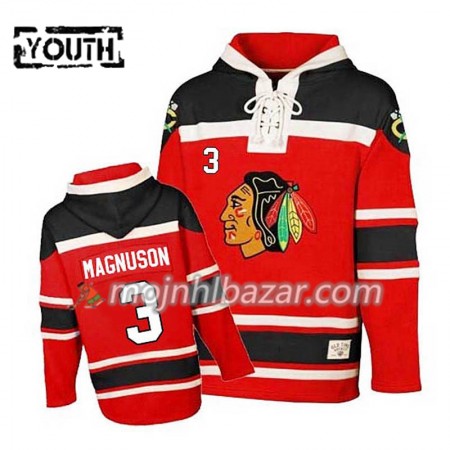 Dresovi Chicago Blackhawks Keith Magnuson 3 Crvena Hoodie Sawyer - Dječji